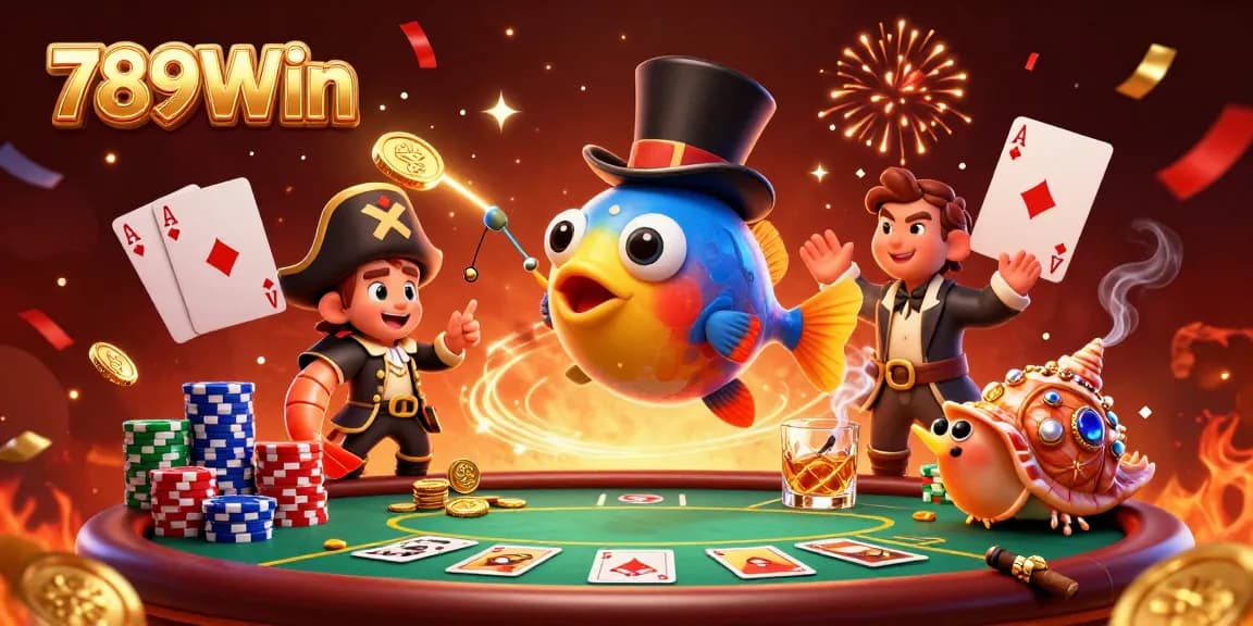 Experience the excitement of 789Win's vibrant casino atmosphere with thrilling characters and rich gaming elements.