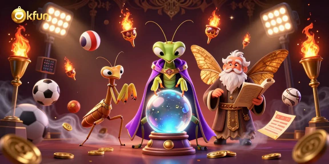 okfun showcases dynamic betting excitement with fantasy characters and sports elements