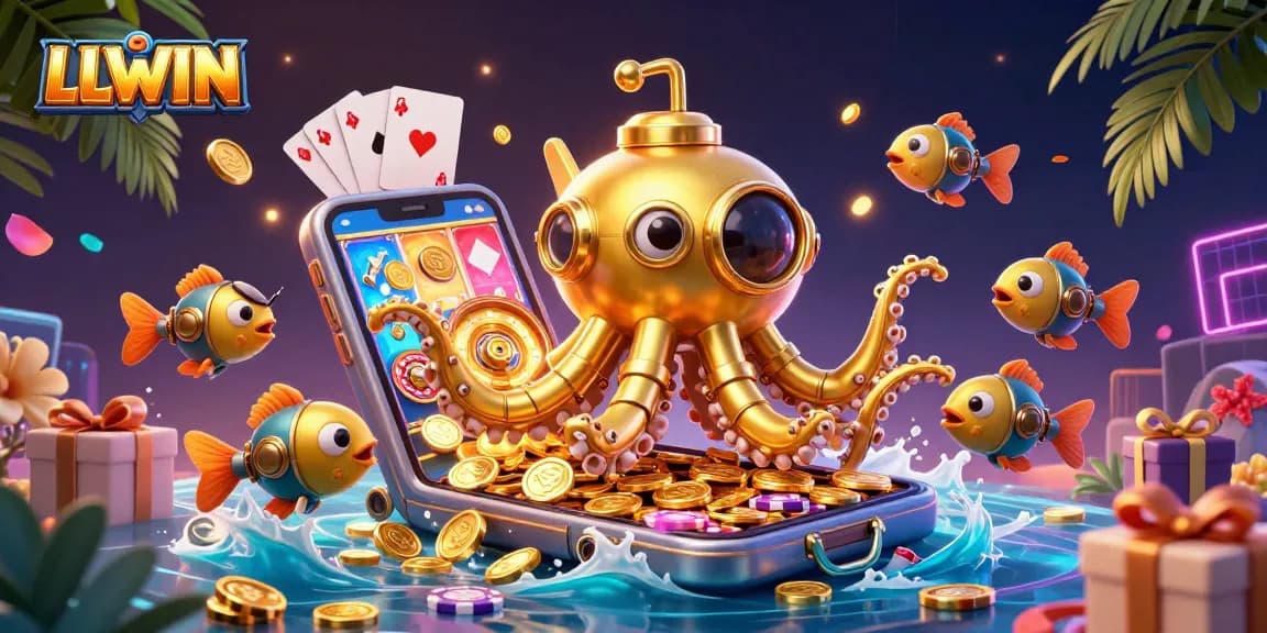 Engage in thrilling gameplay at LLWIN with colorful slots and underwater treasures!