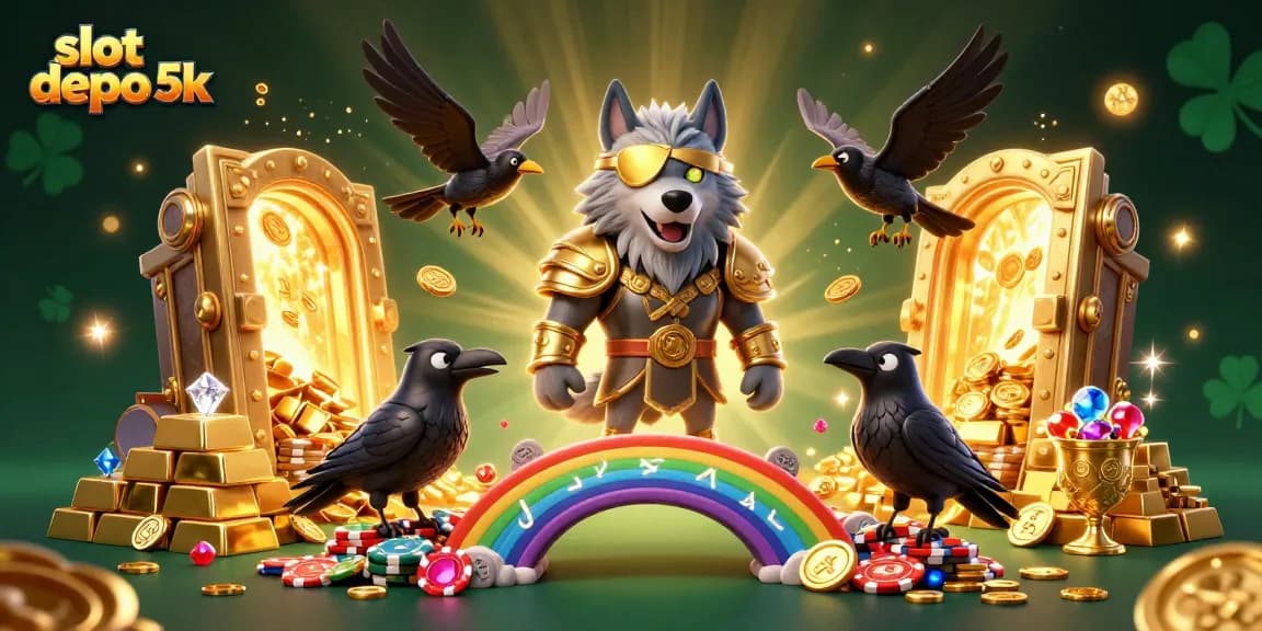 Spin the reels on slot depo 5k to discover treasures in a Norse mythology-themed virtual casino.