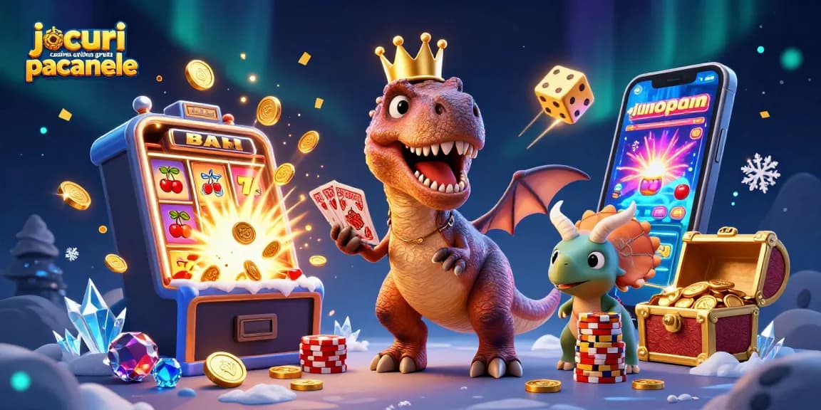 Joacă jocuri casino online gratis păcănele cu personaje 3D prietenoase și jackpot-uri explozive