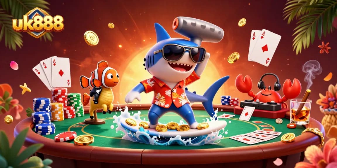 uk888 delivers an engaging casino experience with vibrant characters and dynamic poker elements.