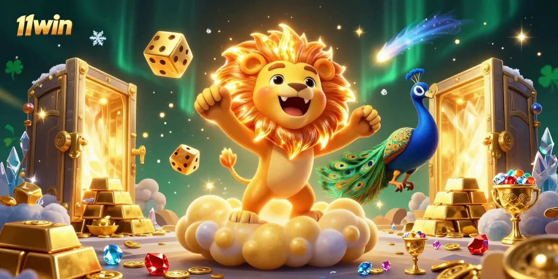 Experience the thrill of winning at 11WIN Casino with vibrant 3D gaming visuals.