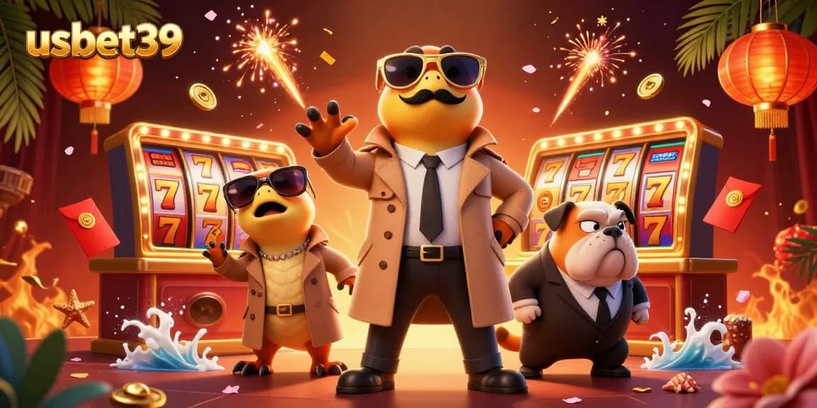 Join the fun at usbet39 with vibrant raptors sneakily entering a VIP casino lounge surrounded by exciting gambling elements.