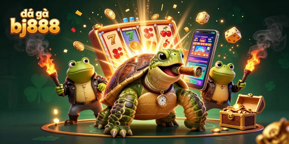 Experience intense gameplay at đá gà bj888 with a vibrant casino atmosphere and dynamic characters.