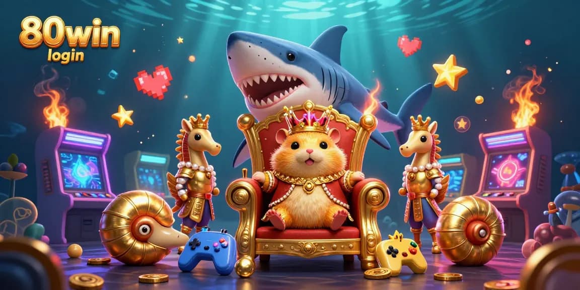 Experience thrilling moments at 80win login with vibrant casino visuals, featuring games and exciting characters.