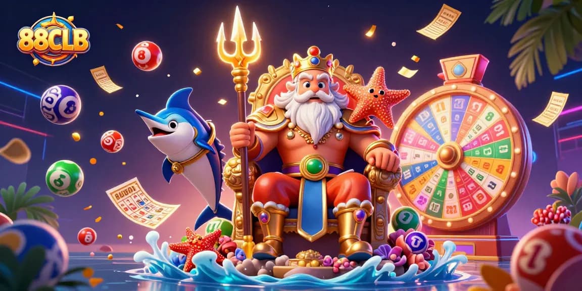 Experience thrilling gameplay at 88CLB with vibrant lottery balls and exciting prizes.