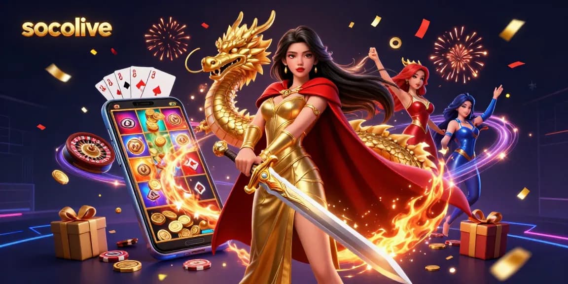 Socolive offers an exciting gambling experience with enchanting visuals, capturing the thrill of live sports and gaming.