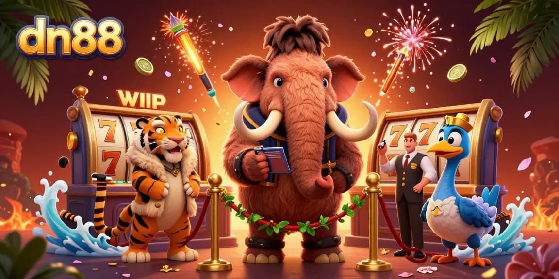 Experience thrilling gameplay at dn88 featuring dynamic casino scenes with engaging characters and vibrant elements.