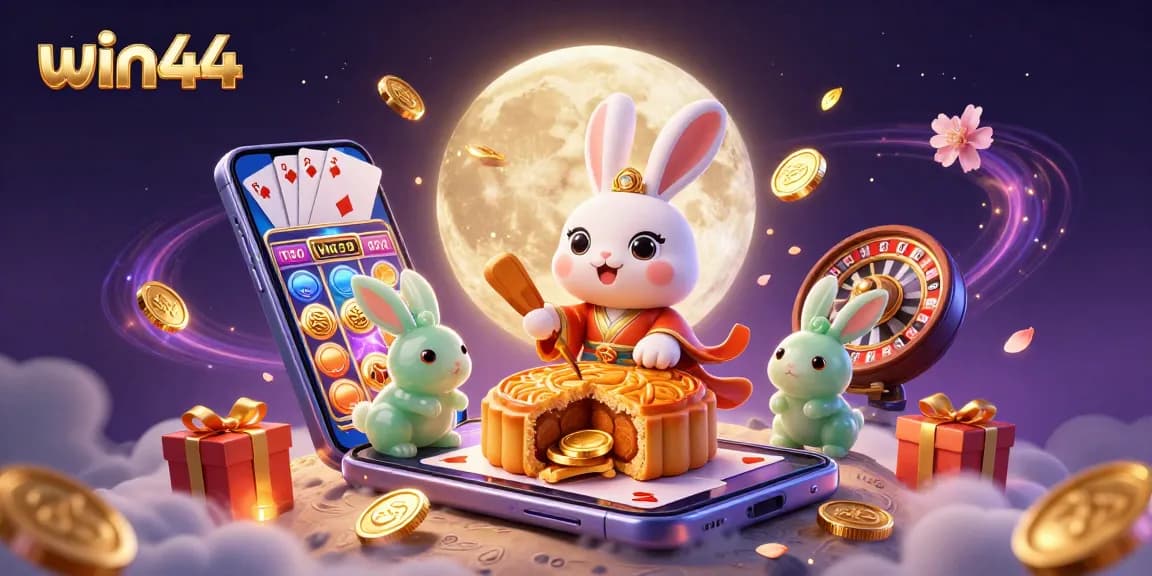 Experience the thrill of win44 with a dynamic gaming scene featuring traditional elements and vibrant casino action.