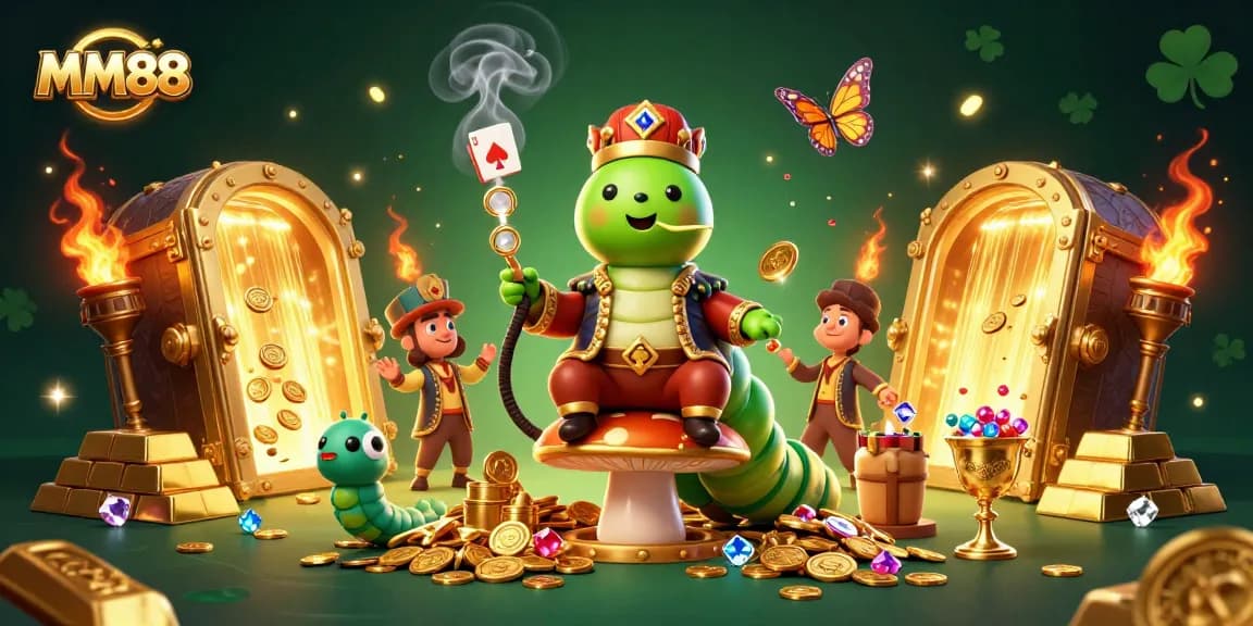 Experience exciting gameplay at MM88 with engaging characters and a vibrant casino setting.