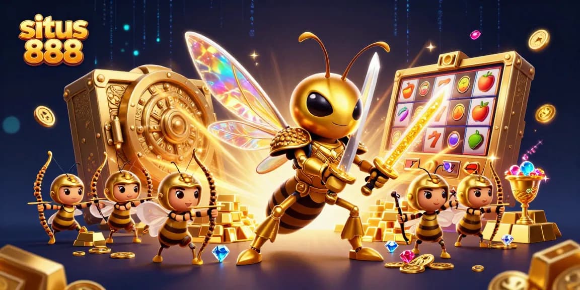 Experience exciting gameplay at situs 888 with rich visual scenes including jackpots and lucky symbols.