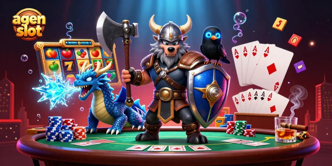 Menangkan agen slot dengan jackpot besar dalam ilustrasi penuh warna menarik