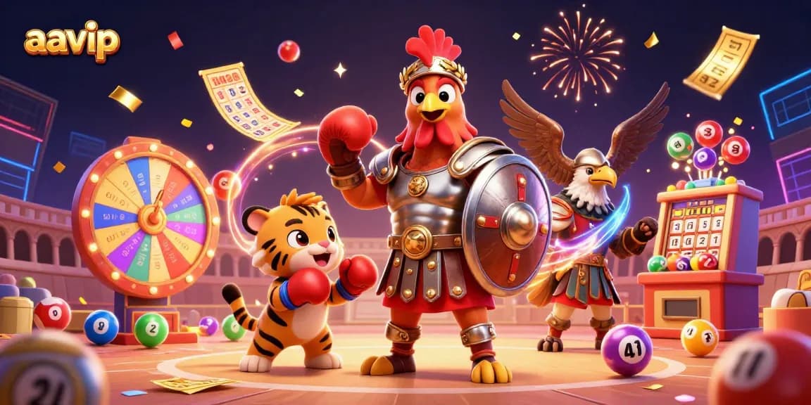 Play thrilling games at aavip with dynamic casino-themed elements surrounding classic characters.