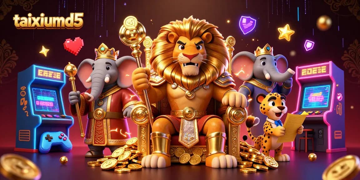 Experience winning strategies with taixiumd5 in this vibrant casino-themed 3D illustration.
