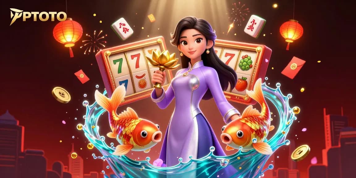 PPTOTO menghadirkan permainan slot yang penuh gairah dengan karakter yang hidup dan visual yang dinamis dalam ilustrasi kasino 3D ini.
