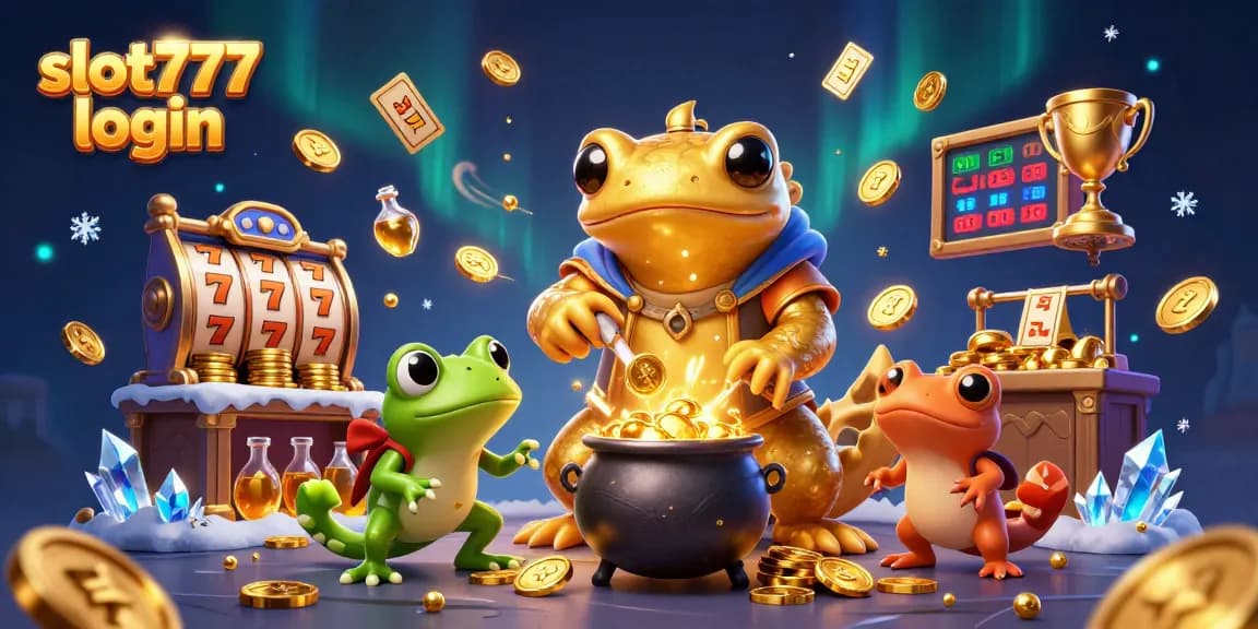 Experience thrilling wins at slot777 login with golden coins and dynamic casino elements.