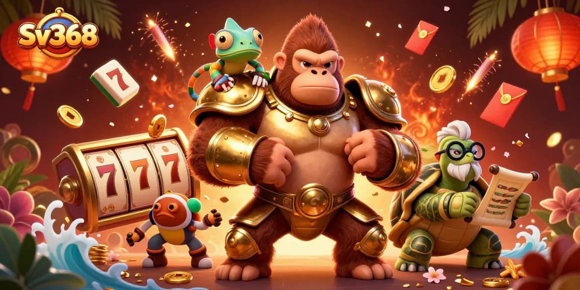 Engage in thrilling gambling action with Sv368's exciting casino games and vibrant characters.