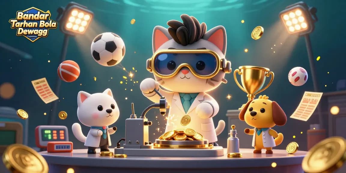 Engage with Bandar Taruhan Bola Online Dewagg through dynamic sports betting visuals and rich casino elements.