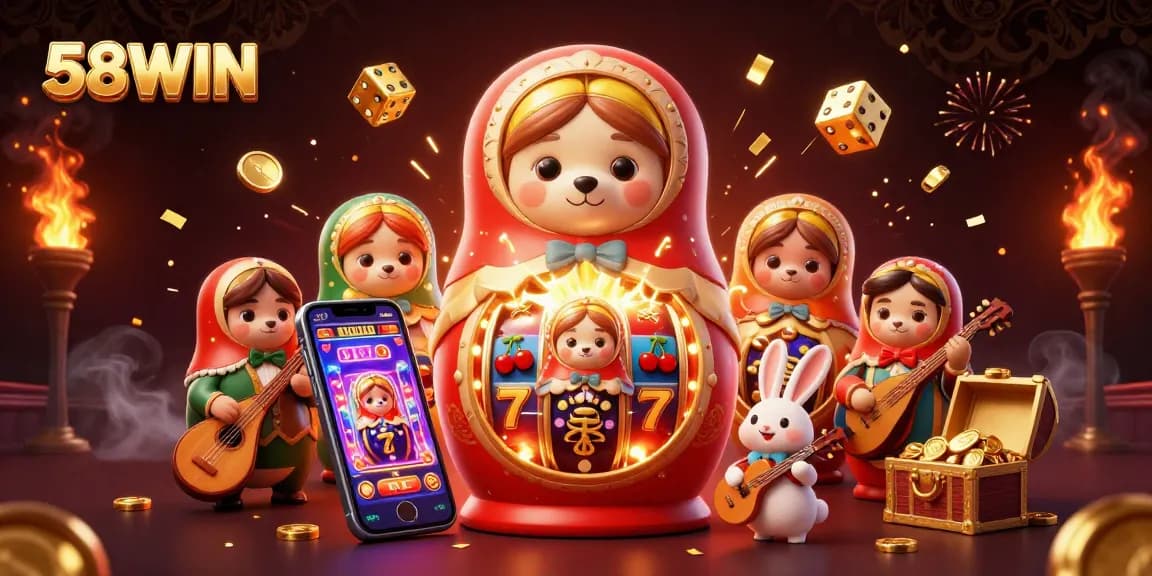 Experience thrilling gameplay at 58WIN with exciting slot machines and vibrant casino atmosphere.