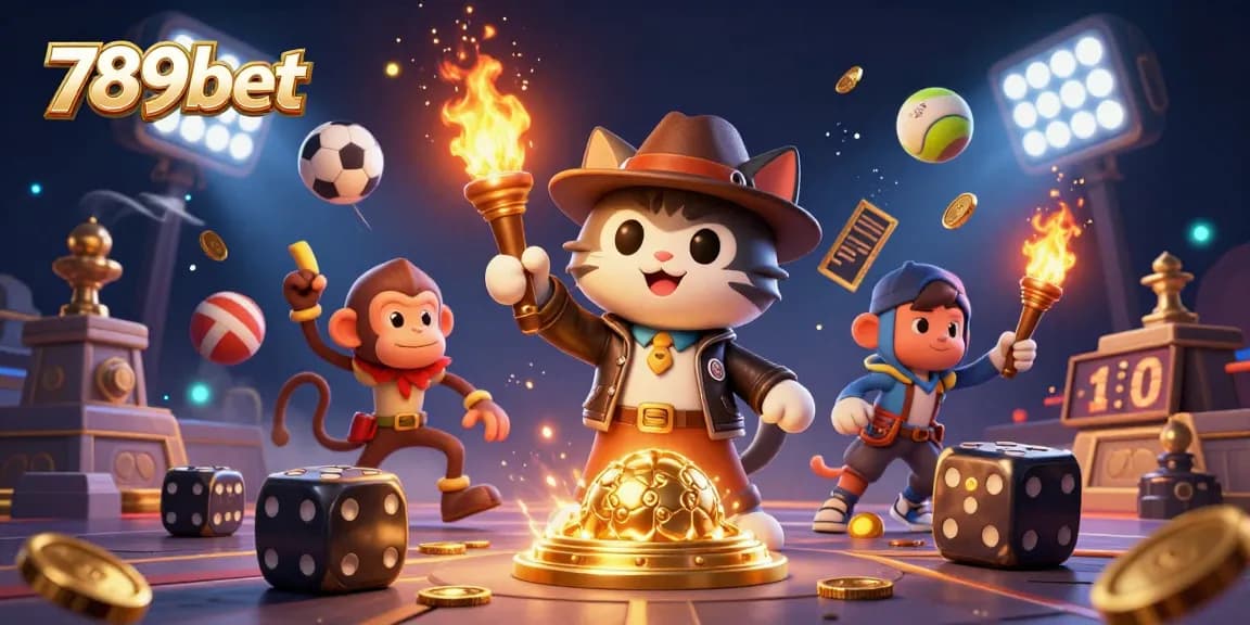 Experience excitement with 789bet as an archaeologist cat discovers a casino artifact in a thrilling scene.