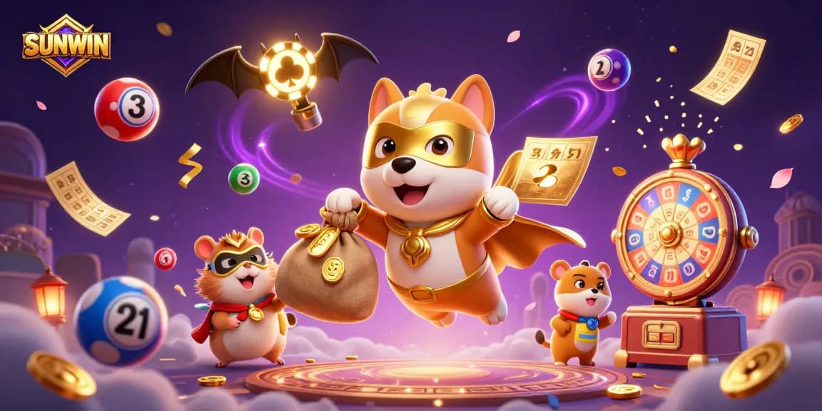 SUNWIN offers thrilling online gaming adventures with dynamic casino elements in a captivating 3D scene.