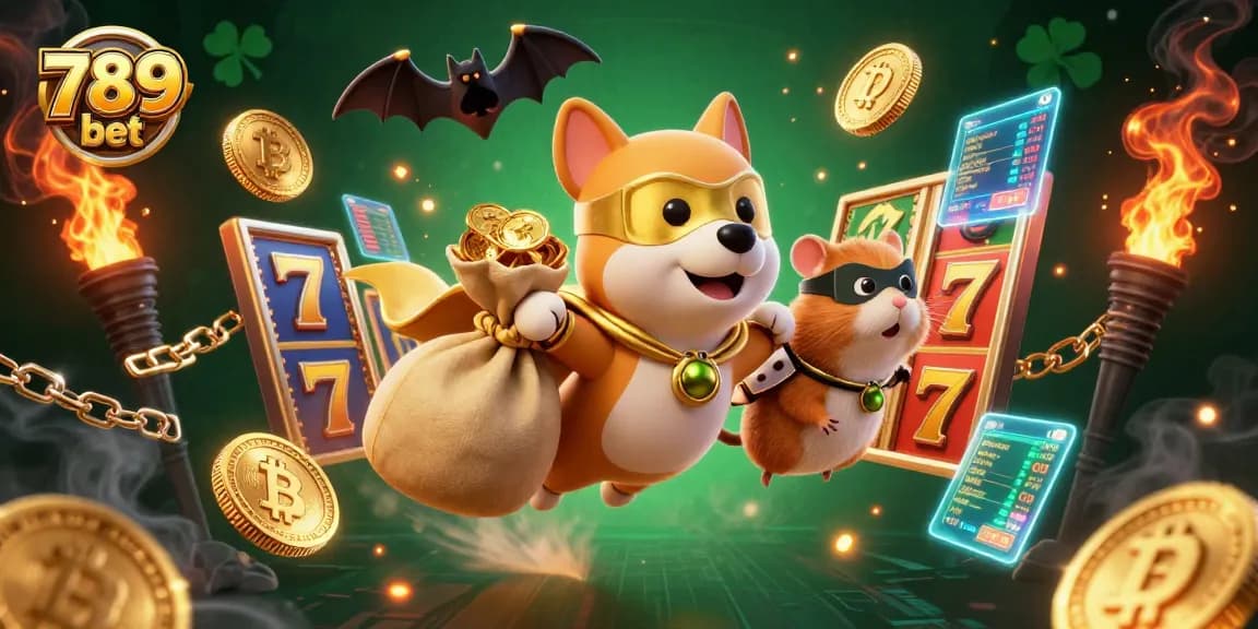 Experience the thrill of 789 bet and golden jackpots with this vibrant casino scene.