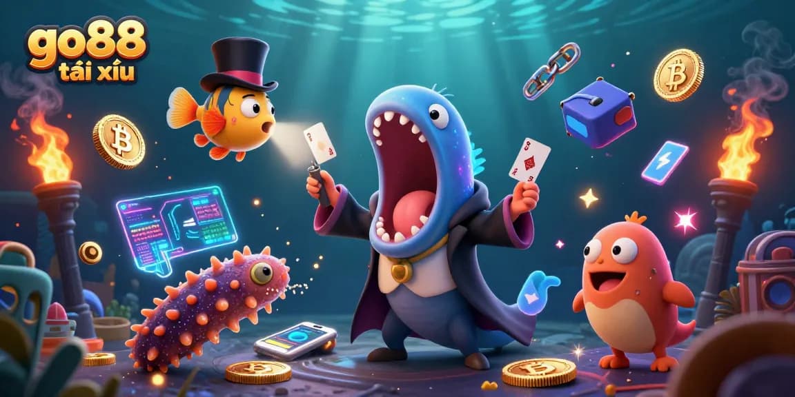 Experience thrilling fun in go88 tài xỉu with unique card tricks performed by deep-sea creatures.