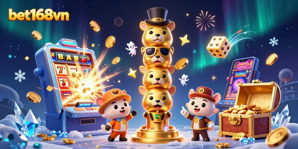 Spin the lucky reels at bet168vn and unleash a jackpot explosion of vibrant casino excitement!