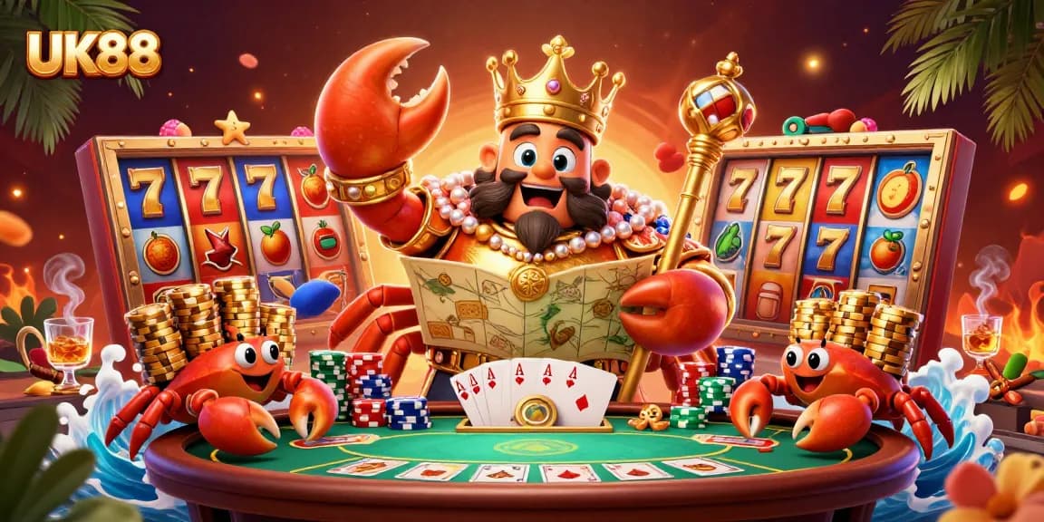 Engage with UK88's vibrant slots and casino games while exploring a treasure-filled world.