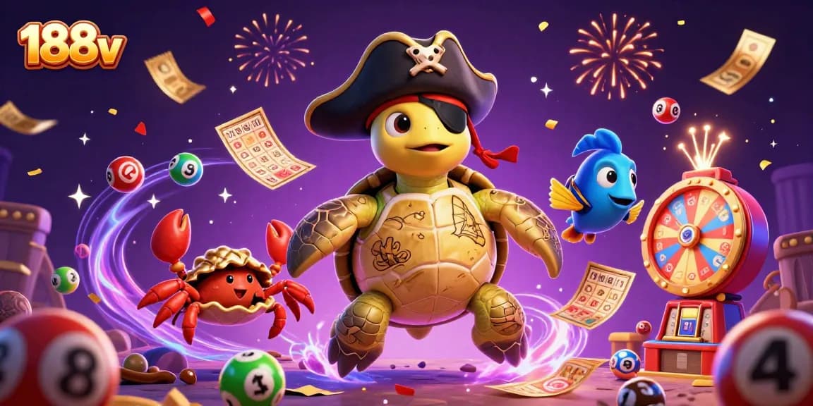 Engage in 188v lottery excitement with vibrant characters and dynamic game elements!