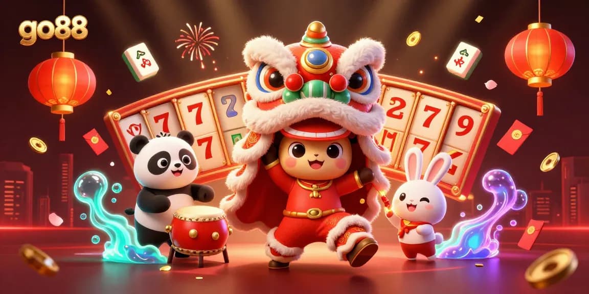 Boost your gaming experience with go88's exciting slots and festive design elements.