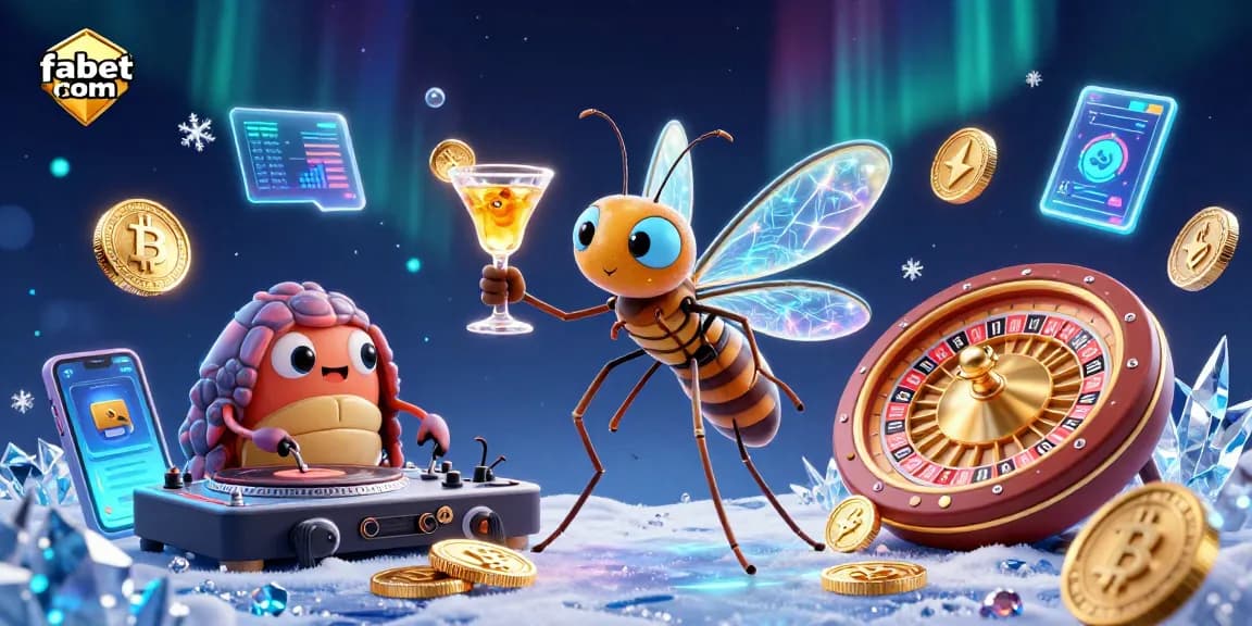 Engage in the thrilling games at fabet com, with a lively casino atmosphere and animated characters.