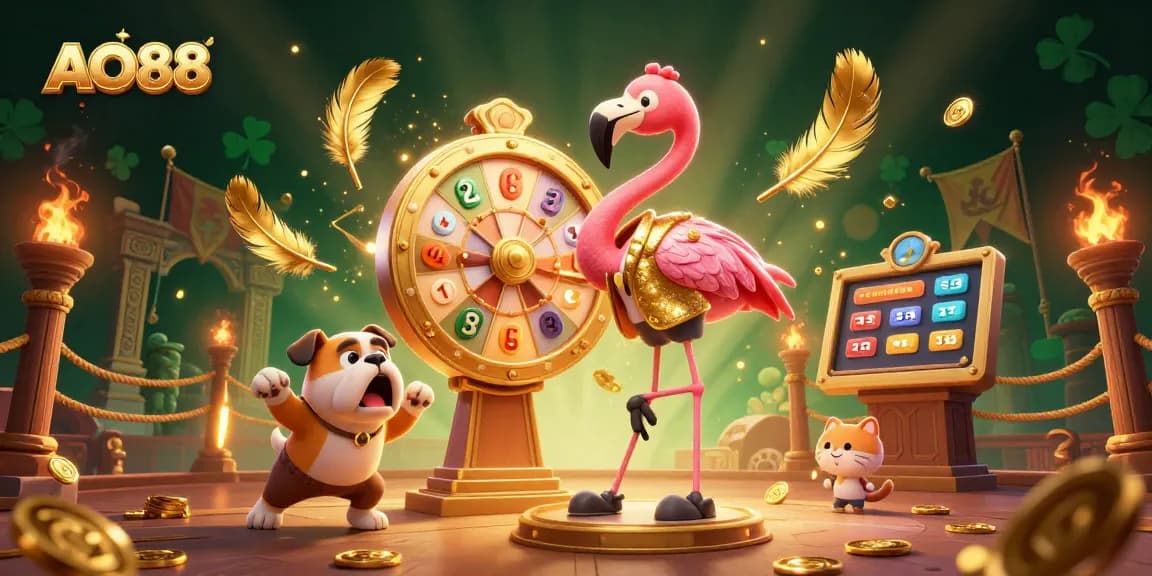 Engage in thrilling gameplay at AO88 with vibrant characters and casino excitement!
