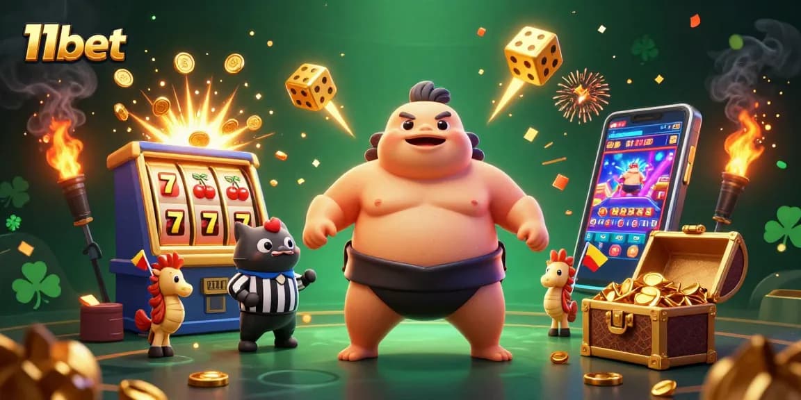 Experience the thrill of winning at 11bet with exciting games and vibrant illustrations.