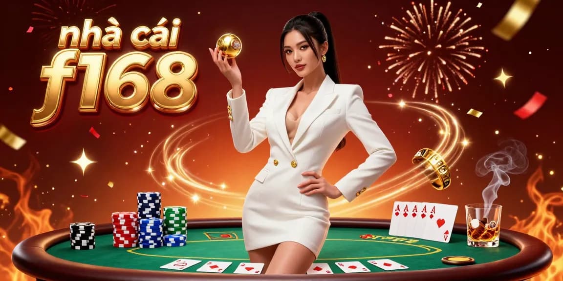 Play exciting games at nhà cái f168 with a stunning digital casino scene filled with rich poker elements.