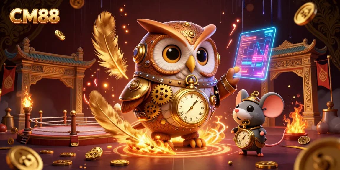 Engage with CM88’s dynamic world of casino gaming through an ultra-detailed 3D illustration.