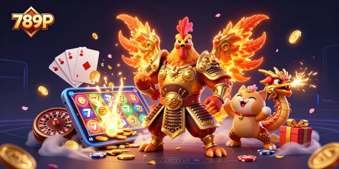 Engage with 789P's vibrant casino experience featuring characters and gaming elements.