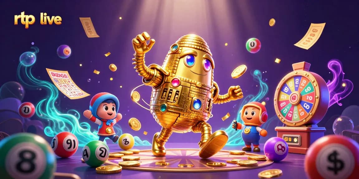 Engage with thrilling rtp live environments showcasing vibrant lottery action and golden game elements.