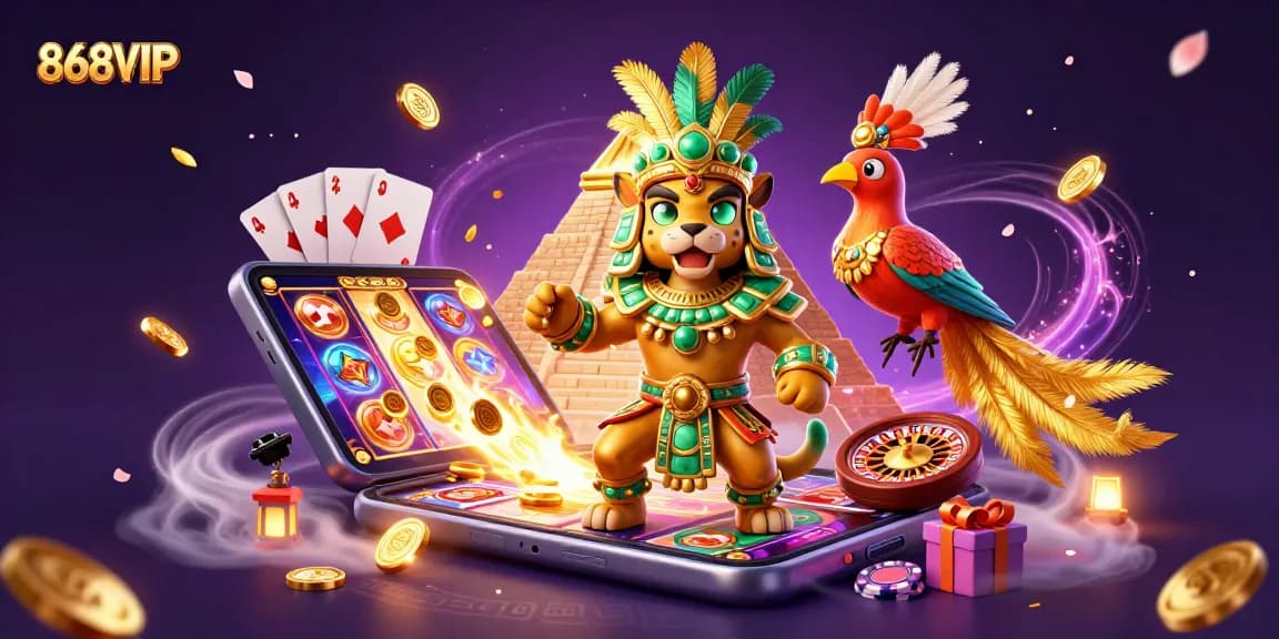 Experience thrilling gaming at 868VIP with action-packed slot games and dazzling visuals.