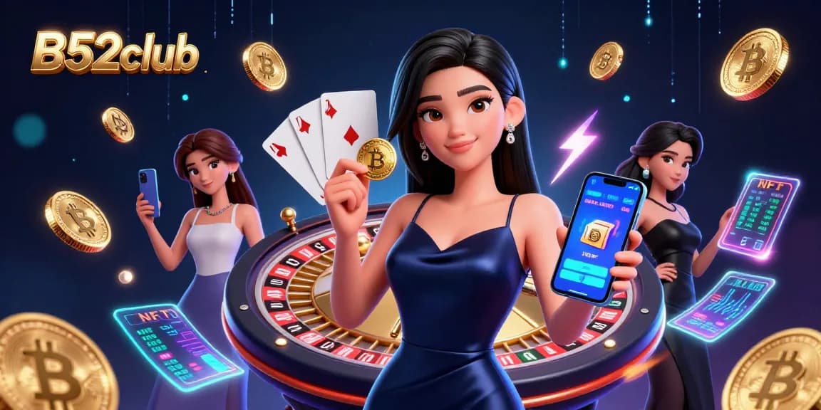 Engage with the thrilling gameplay at B52club through captivating visuals and 3D elements.