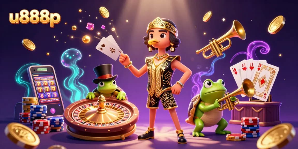Players enjoy thrilling games at u888p casino with vibrant characters and dynamic elements.