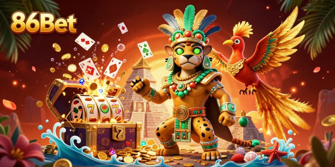 Enjoy vibrant casino action with 86Bet as you unleash slot wins and treasure chests.
