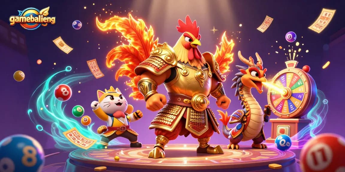 Engage in thrilling gaming with the dynamic scene from gamebailieng showcasing engaging characters and elements.