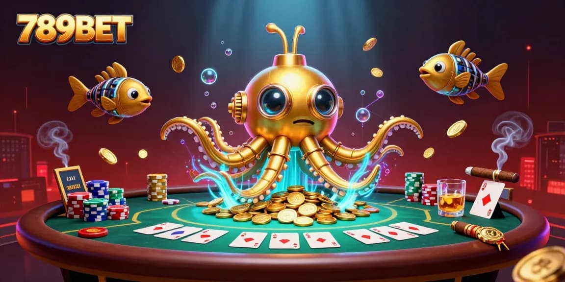 Experience thrilling wins with 789BET as the golden kraken submarine dives into a sea of casino riches.