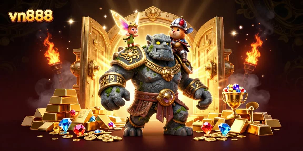Engage with vn888’s thrilling gambling experiences featuring treasure, magic, and fantasy in a vibrant casino world.