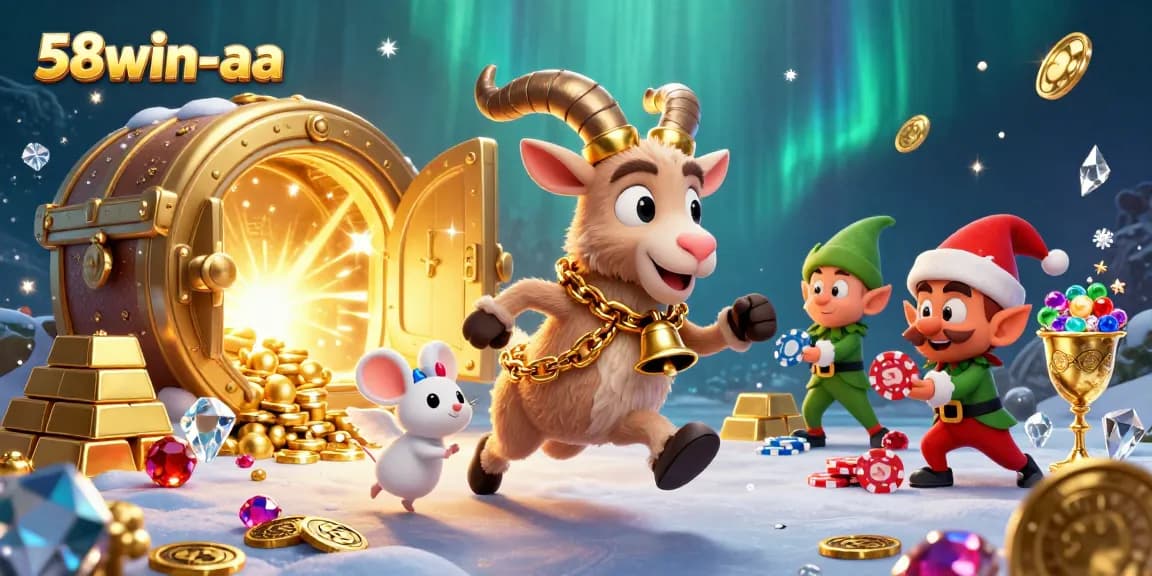 Engage in thrilling gameplay at 58win-aa with Krampus and festive chaos in a vibrant casino.