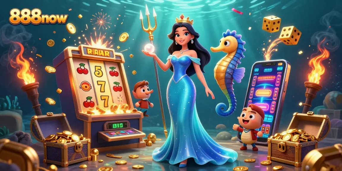 Experience 888now's thrilling jackpot excitement with stunning visuals and dynamic casino elements.
