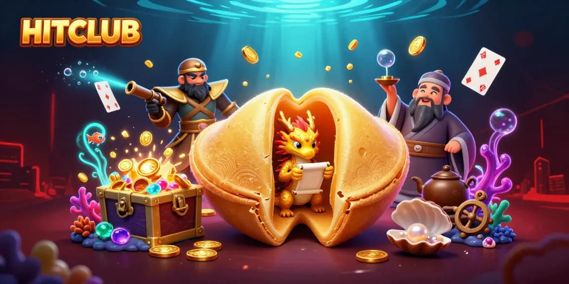 Join HITCLUB in an electrifying casino adventure with vibrant 3D illustrations combining fortune and fun.