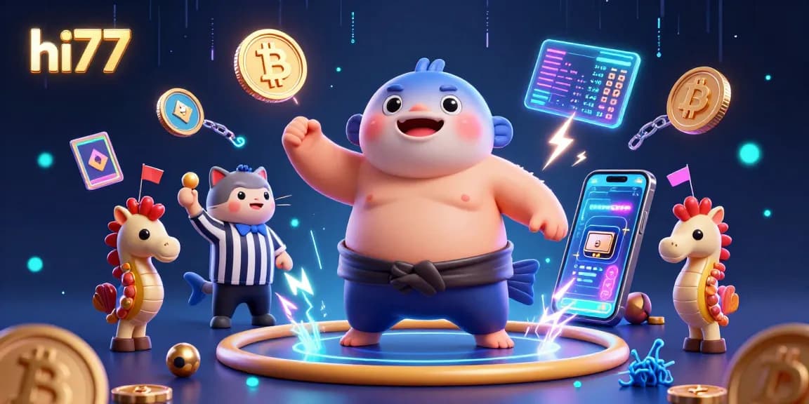 Experience thrilling gaming adventures at hi77, featuring dynamic underwater characters and interactive casino elements.